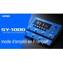 BOSS SY-1000 : Manuel en Français