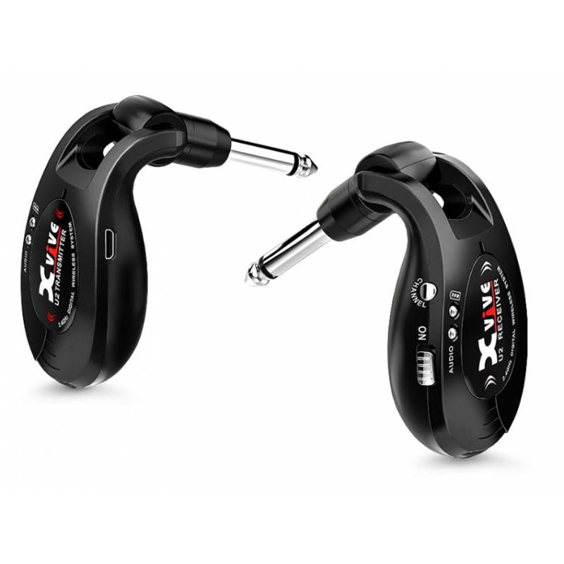 Système Sans Fil U8 Pour Guitare Acoustique Xvive - Micro Intégré, Plug And Play, Portée 27 M - 3