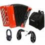Roland FR-4XB RD PACK : Accordéon livré pack sans fil, housse, casque