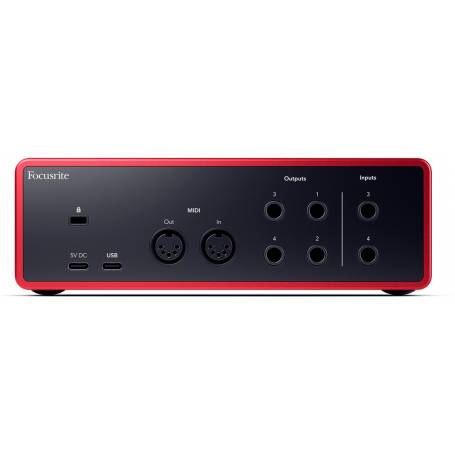 FOCUSRITE SCARLETT4 4I4 : Interface audio usb-c nouvelle génération