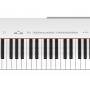 YAMAHA P-225WH : Piano portable blanc bluetooth compact et léger