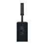 Enceinte QSC KC12 avec colonne courte sur mat installée