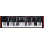 Clavier Roland V-STAGE76 avec design moderne et robuste. Clavier semi-lesté de 76 touches Waterfall.