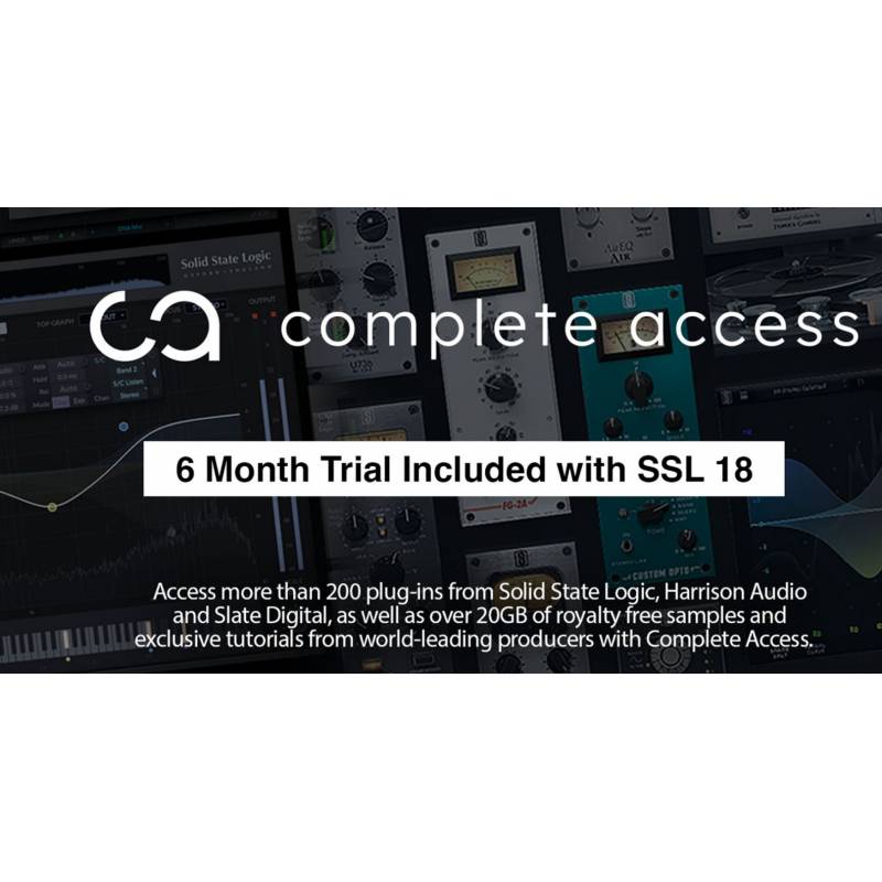 Ssl Plus Interface SOLID STATE LOGIC SSL18 – Interface Audio USB-C 26 Entrées/28 Sorties