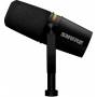 SHURE MV7+ BK : Micro hybride XLR/USB pour podcasteurs et streamers