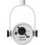 SHURE MV7+ WH : Micro hybride XLR/USB pour podcasteurs et streamers