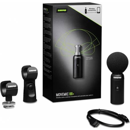 SHURE MV88+ : Microphone sans fil pour créateurs de contenu