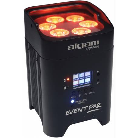 ALGAM LIGHTING EVENTPAR : projecteur LED sur batterie RGBWAUV