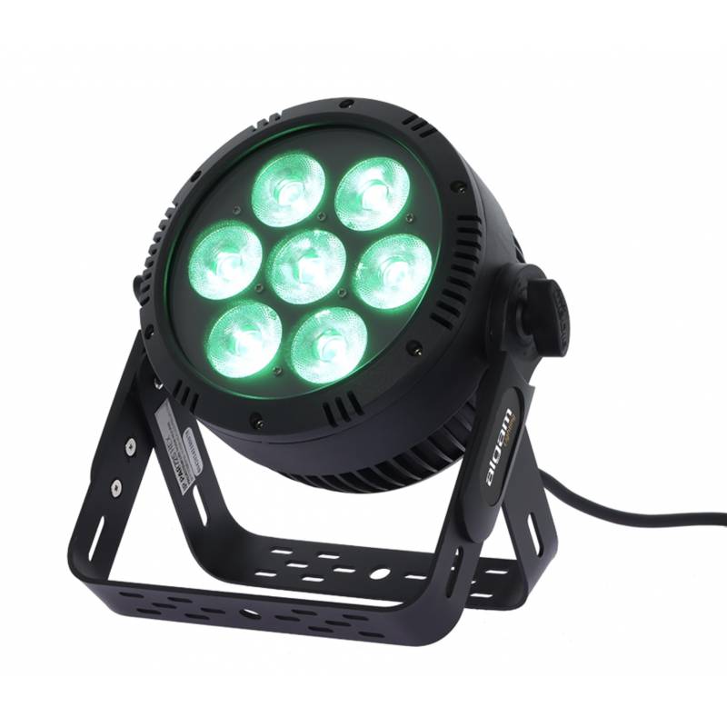 ALGAM LIGHTING IP-PAR-725-HEX : projecteur LED RGBWA-UV IP65