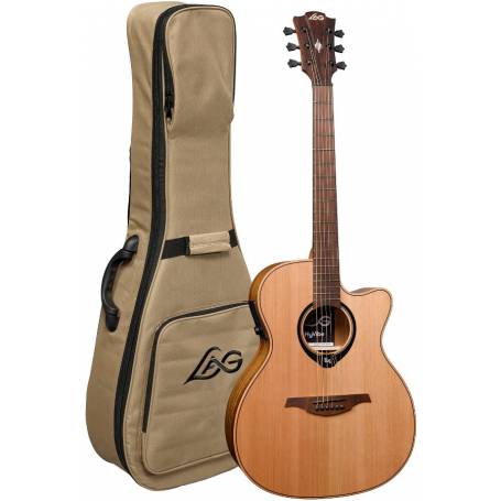 LAG HV10ACE HYVIBE10 : guitare auditorium électroacoustique connectée