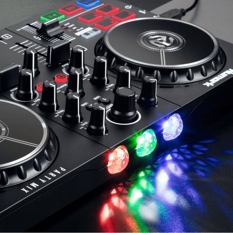 PARTY MIX Numark - Controleur JD 2 voies + lumières