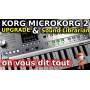 Comment mettre à jour son Korg Microkorg2 et utiliser Sound Librarian