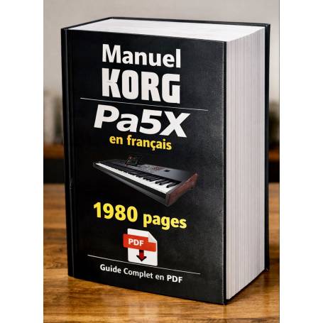 MANUEL UTILISATEUR PDF EN FRANCAIS KORG PA5X