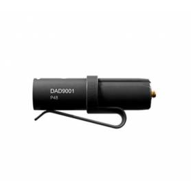 DPA DAD9001 : adaptateur MicroDot vers XLR avec clip ceinture