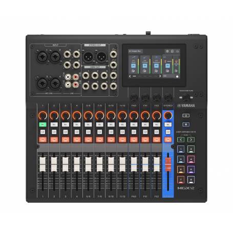Yamaha MGX12 vue de face, surface de mixage