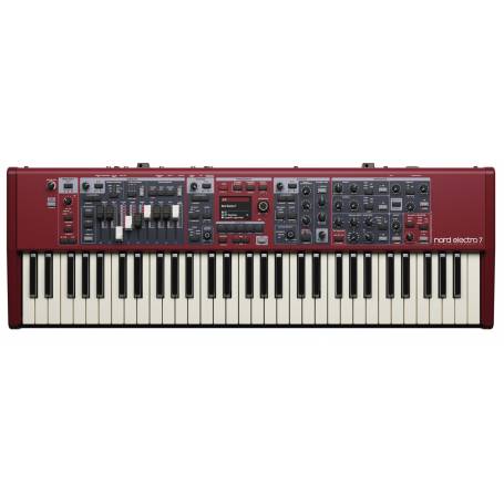 NORD ELECTRO 7-61 : clavier de scène avec orgue, piano, synthé