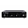 Face avant du module KETRON EVM PLUS avec entrées micro, guitare, casque et contrôles audio intégrés.