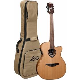 LAG HV10-N-ACE HYVIBE10 : guitare auditorium nylon électroacoustique