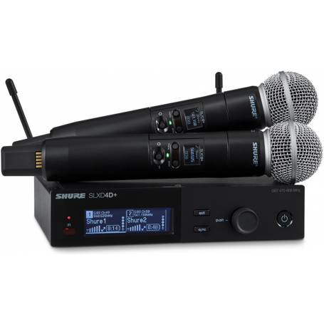 SHURE SLXD24D+/SM58 : système double micro sans fil pro