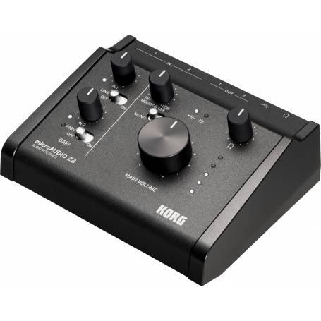 KORG microAUDIO22 : interface audio USB‑C compacte