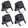 Pack 4 ALGAM LIGHTING MINIPAR46-QUAD : PAR LED RGBW