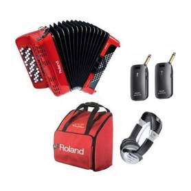 Roland FR-1XB RED PACK + notice + casuqe + système hf  audio et housse