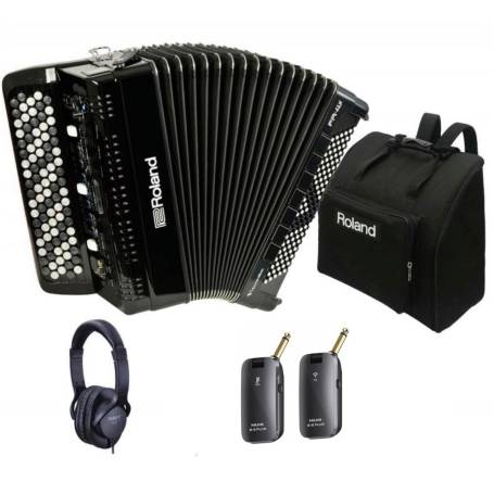 Roland FR-4XB BK : Accordéon + audio HF + casque + housse