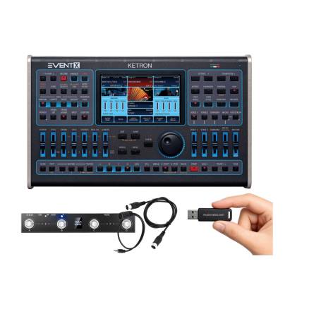KETRON EVENTX : Module arrangeur  EVENT X + pédalier midi + clé USB