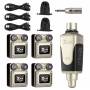 XVIVE U45R4 : monitoring in-ear sans fil 5.8 GHz pour 4 x musiciens