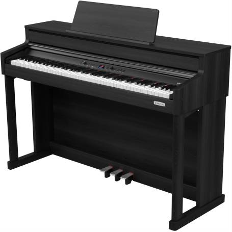 NUX NCK-430B : piano numérique meuble noir, design sobre et moderne