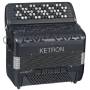KETRON B46 : accordéon numérique boutons 76 touches