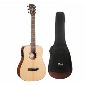CORT EARTH GO OPEN PORE : guitare acoustique HyVibe H2 + housse