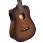 CORT EARTH GO OPBB : guitare acoustique HyVibe H2 + housse