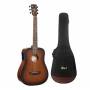 CORT EARTH GO OPBB : guitare acoustique HyVibe H2 + housse