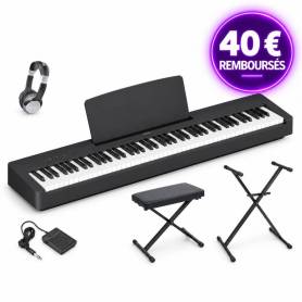 YAMAHA P-145BT FULL PACK : piano avec banquette, casque, support