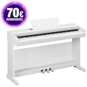 YAMAHA YDP-146 WH Arius : piano numérique blanc CFX, bluetooth