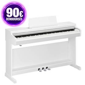 YAMAHA YDP-166 WH ARIUS : piano meuble blanc, design moderne
