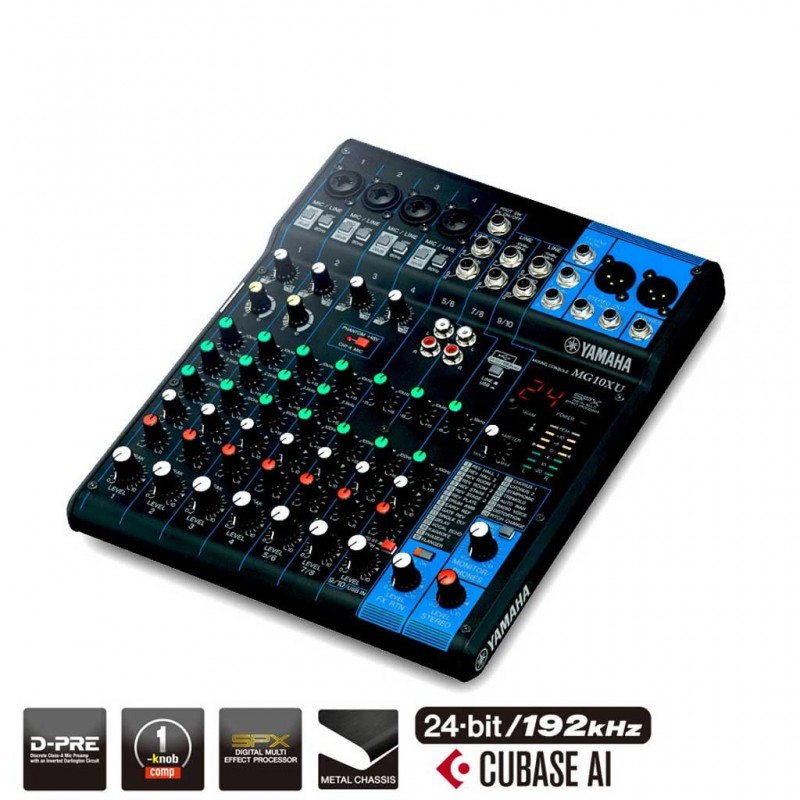 MG10XU Yamaha Console analogiques USB avec effets musicmatos