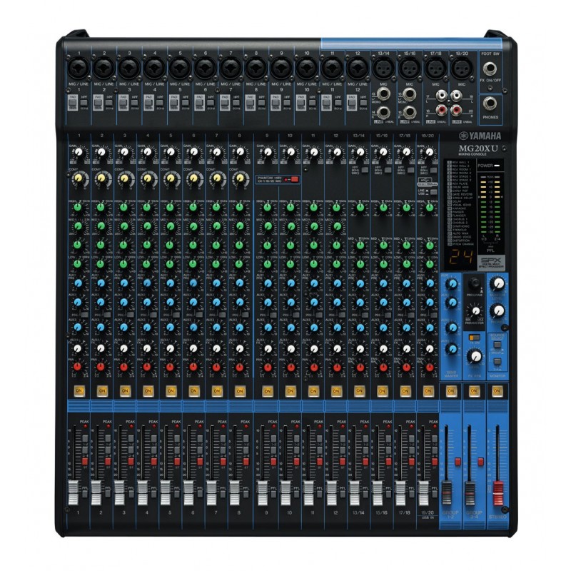 P*e様 YAMAHA MG20XU アナログミキサー YAMAHA MG20XU - Console de mixage 20 entrées avec effets et
