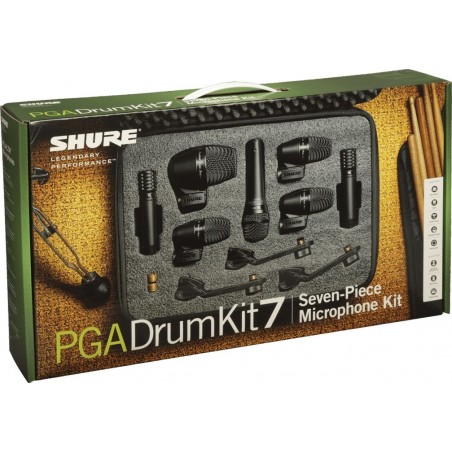 Malette de micros Shure PGADRUMKIT7 pour batterie