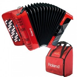 Accordéon FR-1XB RED Roland livré avec sa housse et notice ne Français