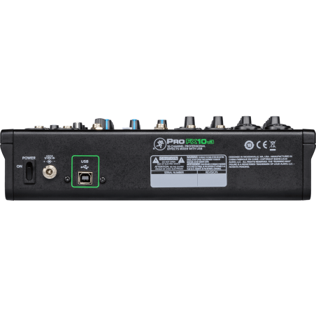 Console Mackie PROFX10V3 : Console USB + effets