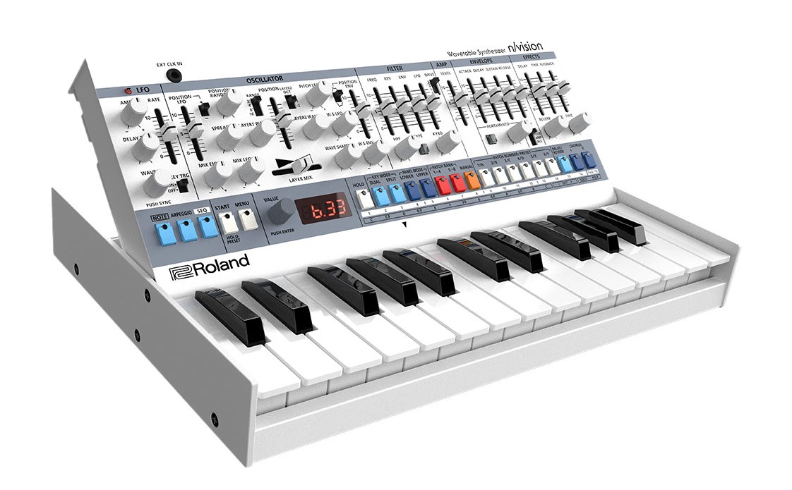 Roland n/vision, synthétiseur wavetable numérique Roland Boutique avec clavier K-25m