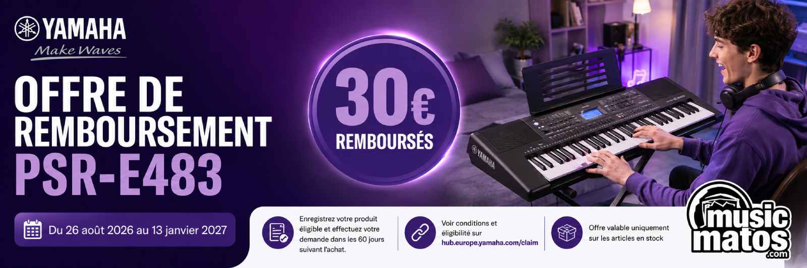 Offre remboursement PSR-E483